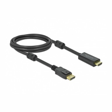 DELOCK kabel DisplayPort-HDMI 2 m 4K 60Hz, model 85956