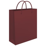 FORNAX Vrećica ukrasna, 34x39x10 cm sjajna plastifikacija, bordo