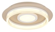 GLOBO Stropna svjetiljka Zara Ø40 cm, LED, bijela