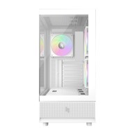 GAMEMAX Kućište računala NEX C51 WH, ATX/micro-ATX/Mini-ITX, 2x 120 mm + 1x 120 mm, bijela