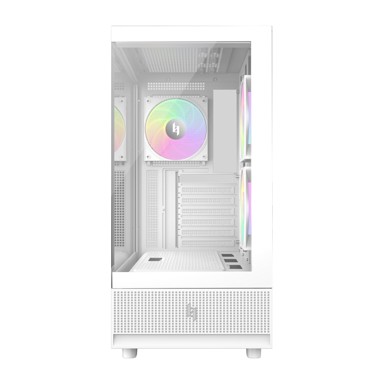 GAMEMAX Kućište računala NEX C51 WH, ATX/micro-ATX/Mini-ITX, 2x 120 mm + 1x 120 mm, bijela