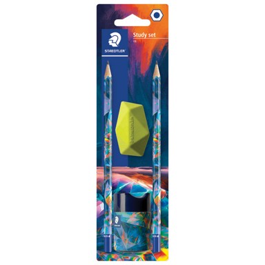STAEDTLER Grafitna olovka Multiverse, 170SBKE2-1, HB, 2 kom, s gumicom, sa šiljilom