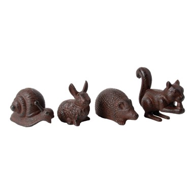 ESSCHERT DESIGN Metalne vrtni kipići u setu 4 kom Animals