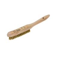 NESPOLI Valovita žičana četka, 3 reda, mesing