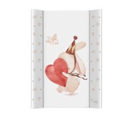 CEBA Tvrda podloga za prematanje Zeko i srce 50 x 70 cm, ultra lagana