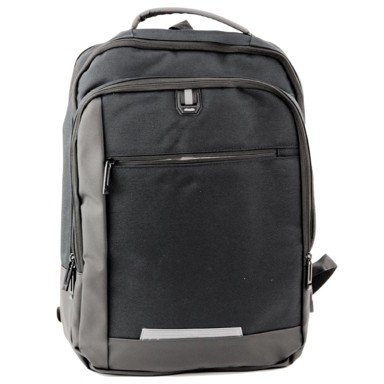 LEAN Poslovni ruksak za prijenosno računalo, 16 l, s USB priključkom, crni