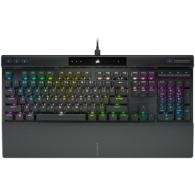 CORSAIR Gaming tipkovnica K70 RGB PRO, mehanička, žičana, CHERRY MX prekidači, RGB osvjetljenje, crna