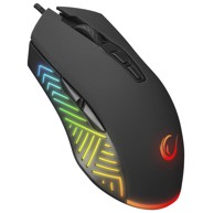 RAMPAGE Gaming miš SMX-G68 SPEAR, RGB, 7D. Instant 704F, 7200DPI, s programibilnim tipkama, crni
