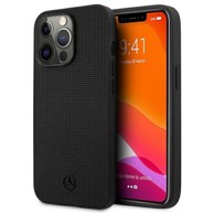 MERCEDES Futrola Meshed Metal Logo, za iPhone 13 Pro i 13, crna