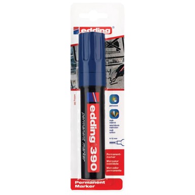 EDDING Marker permanentni 4-12mm 390/1 plavi blister