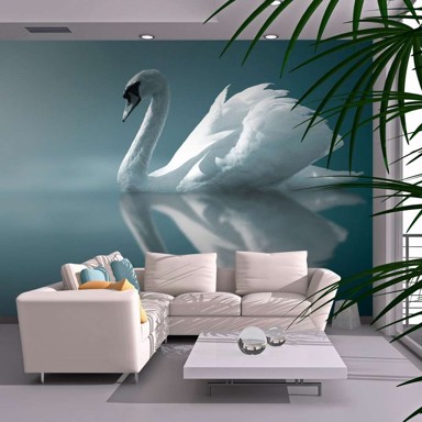 Foto tapeta White swan 200x154