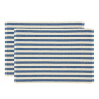 SÖDAHL Platnena podloga 2 kom 33x48 cm Statement Stripe 
