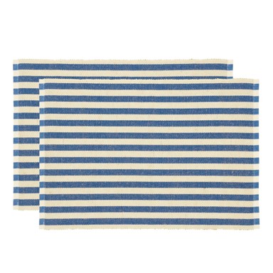 SÖDAHL Platnena podloga 2 kom 33x48 cm Statement Stripe