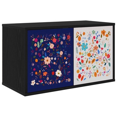 Zidni TV ormarić Mainz 69 x 33 x 40 cm, crni hrast