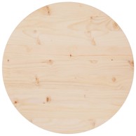 Ploča za stol Ø 60 × 2,5 cm, masivna borovina