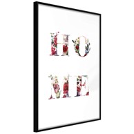 Poster Floral Home 40x60