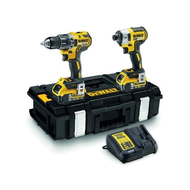 DEWALT Akumulatorska bušilica + odvijač, set