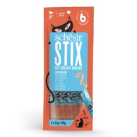 SCHESIR Hrana za mačke Cat Stix poslastica, losos, 6×15 g