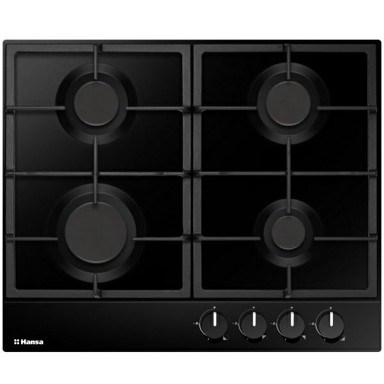 HANSA Plinska ploča BHGS630502, 60 cm, crna