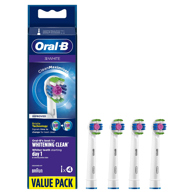 ORAL-B Glava četkice za zube 3D White 80339410, 4 kom, bijela