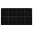 HAMMEL FURNITURE Crni modularni sustav polica 136x69 cm Mistral Kubus 