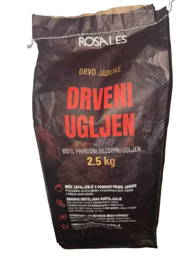 Ugljen od jabukovog drveta, 2,5 kg
