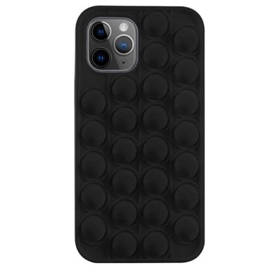 MG Silikonska maskica za iPhone 11 Pro Max, Pop It, crna
