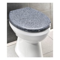 WENKO WC sjedalo granit dekor lako zatvaranje Premium Ottana, 45,2 x 37,6 cm