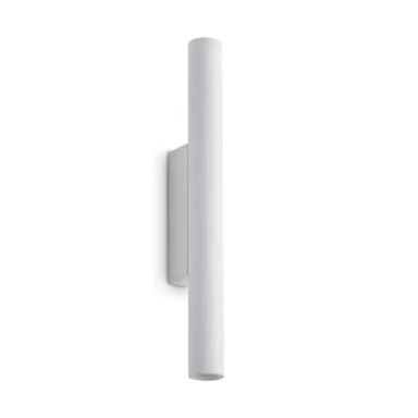 IDEAL LUX Zidna svjetiljka Look AP2, okrugla LED, D30 H300, 3000K, ON-OFF, bijela