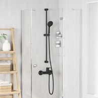 Set glava tuša, 150 cm, nehrđajući čelik, krom