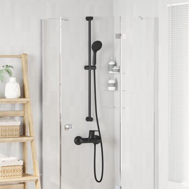 Set glava tuša, 150 cm, nehrđajući čelik, krom
