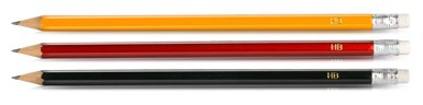 FORPUS Grafitna olovka s gumicom, žuta