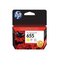 HP Tinta 655 ORIGINAL, žuta, 600 str.