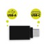 PORT DESIGNS Adapter USB-C na USB-A, 2 kom