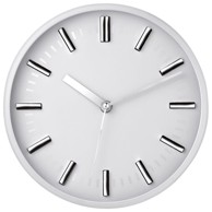 Sat, zidni, fi 23 cm, bijeli