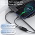 YESIDO Kabel CA88, tip C do 2 x tip C, 100 W, 480 Mbps, 140 cm, crni