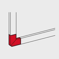LEGRAND 10767 dlp pravi kut 80mm le10767