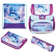 HERLITZ Školska anatomska torba Loop Ocean in Heaven 50043071