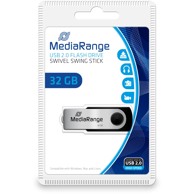 MEDIARANGE USB memorija MR911, 32 GB, crna/srebrna