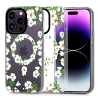 TECH-PROTECT Magmood Hybrid Magsafe maskica za iPhone 14 Pro Max White Daisy