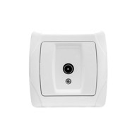 Utičnica podžbukna antenska CARMEN prolaz C-060 bijela