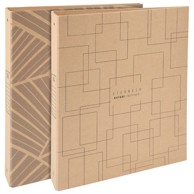 EXACOMPTA Uložna mapa Eterneco 51947E, A4, 4 ringa 30 mm, hrbat 40 mm, reciklirani karton, sortirano