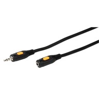 VIVANCO A/V Program produžni kabel 46057 3.5MM M na 3.5MM Ž 5M crni