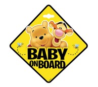 Znak Baby on board, Winnie the Pooh