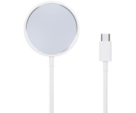 FOREVER Bežični punjač MAWC-100, 15 W, QI standard, kabel uključen, bijeli