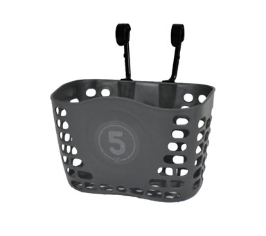 FUNNY WHEELS Košarica za bicikl, crna
