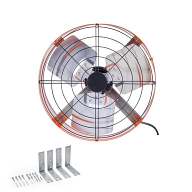 VEVOR Ventilator za tavan 38x20x38 cm narančasti