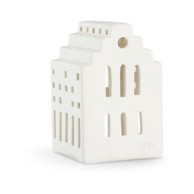 KÄHLER DESIGN Bijeli keramički svijećnjak Long Church, visina 10 cm