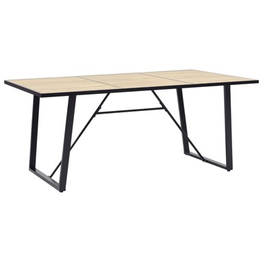 Blagovaonski stol 200 x 100 x 75 cm MDF, boja hrasta