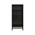 STØRAA Crni regal od borovine 75x175 cm Jolene